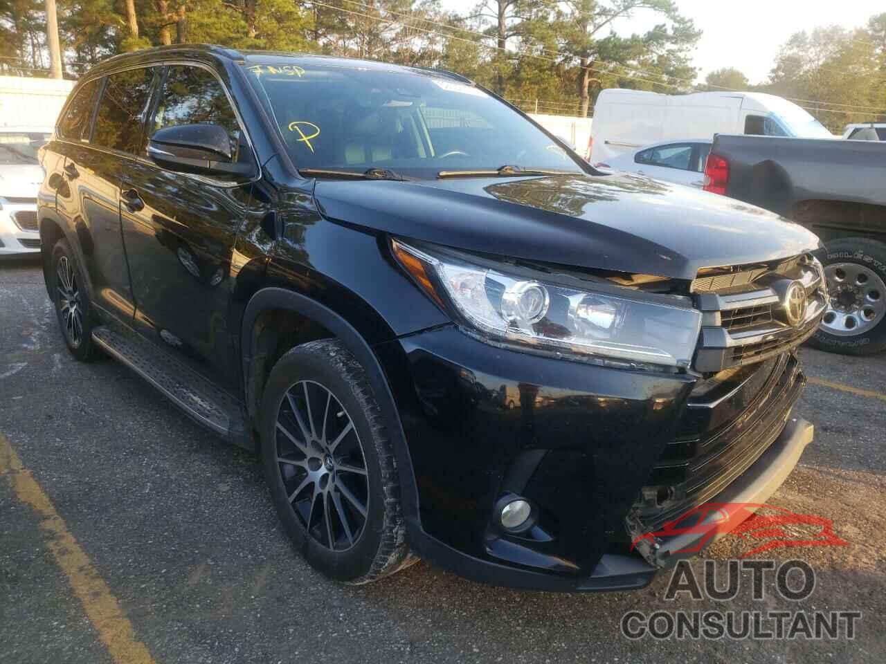 TOYOTA HIGHLANDER 2017 - 5TDKZRFH0HS213118