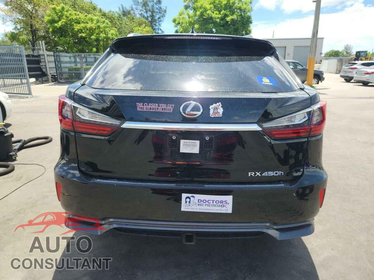 LEXUS RX450 2019 - 2T2BGMCA3KC040092