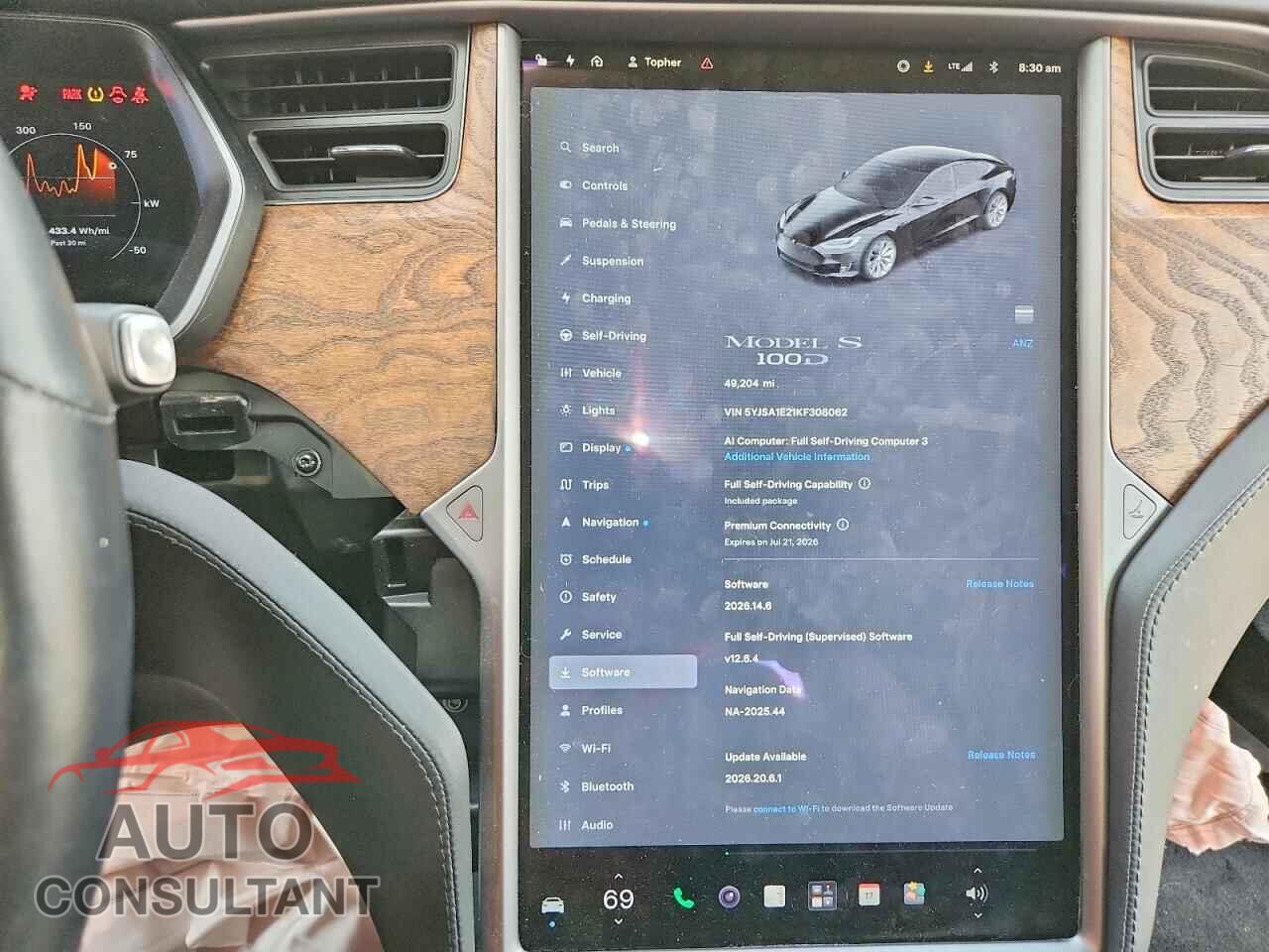 TESLA MODEL S 2019 - 5YJSA1E21KF308062