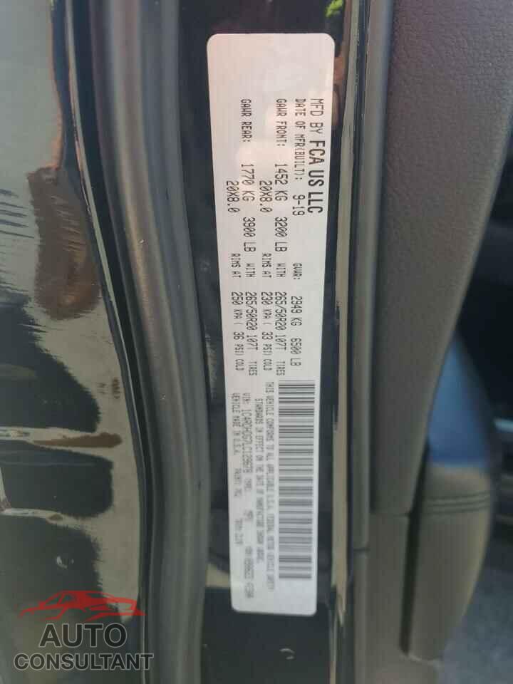 DODGE DURANGO 2020 - 1C4RDHDG7LC129678