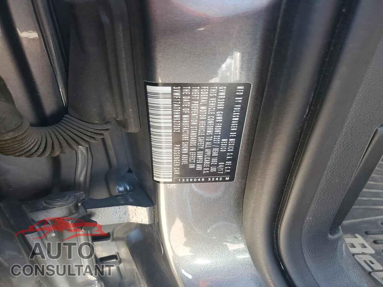 VOLKSWAGEN BEETLE 2017 - 3VWF17AT9HM627262