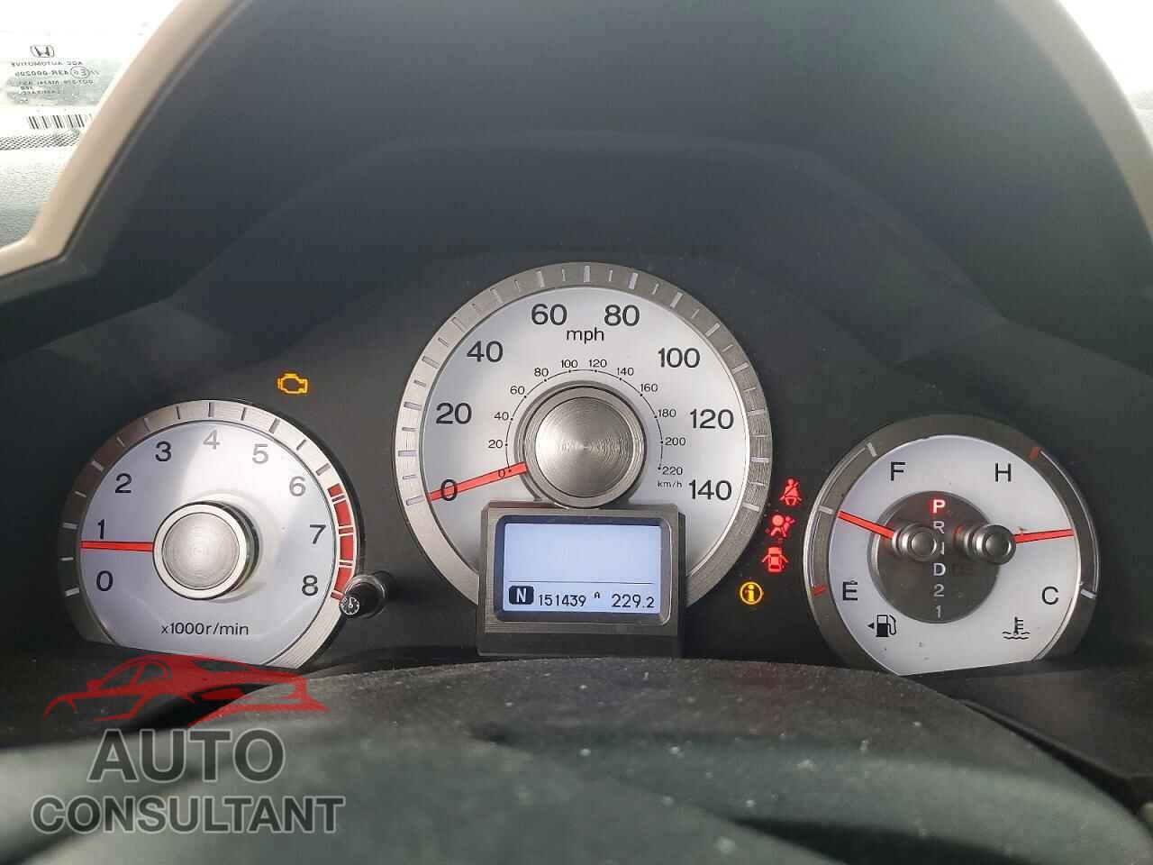 HONDA PILOT 2009 - 5FNYF38809B011186