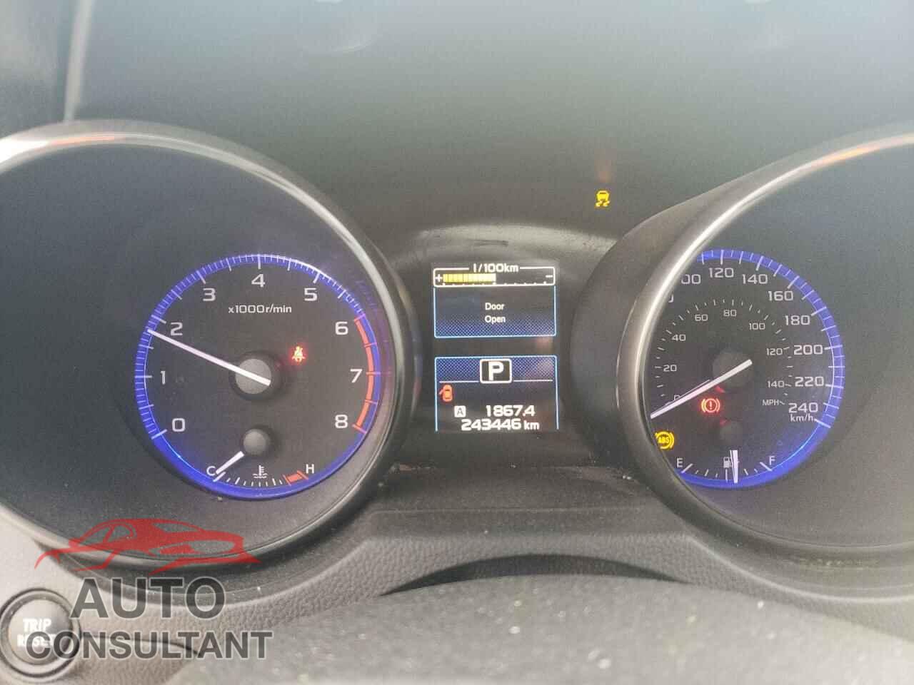 SUBARU OUTBACK 2016 - 4S4BSCDC3G3307871