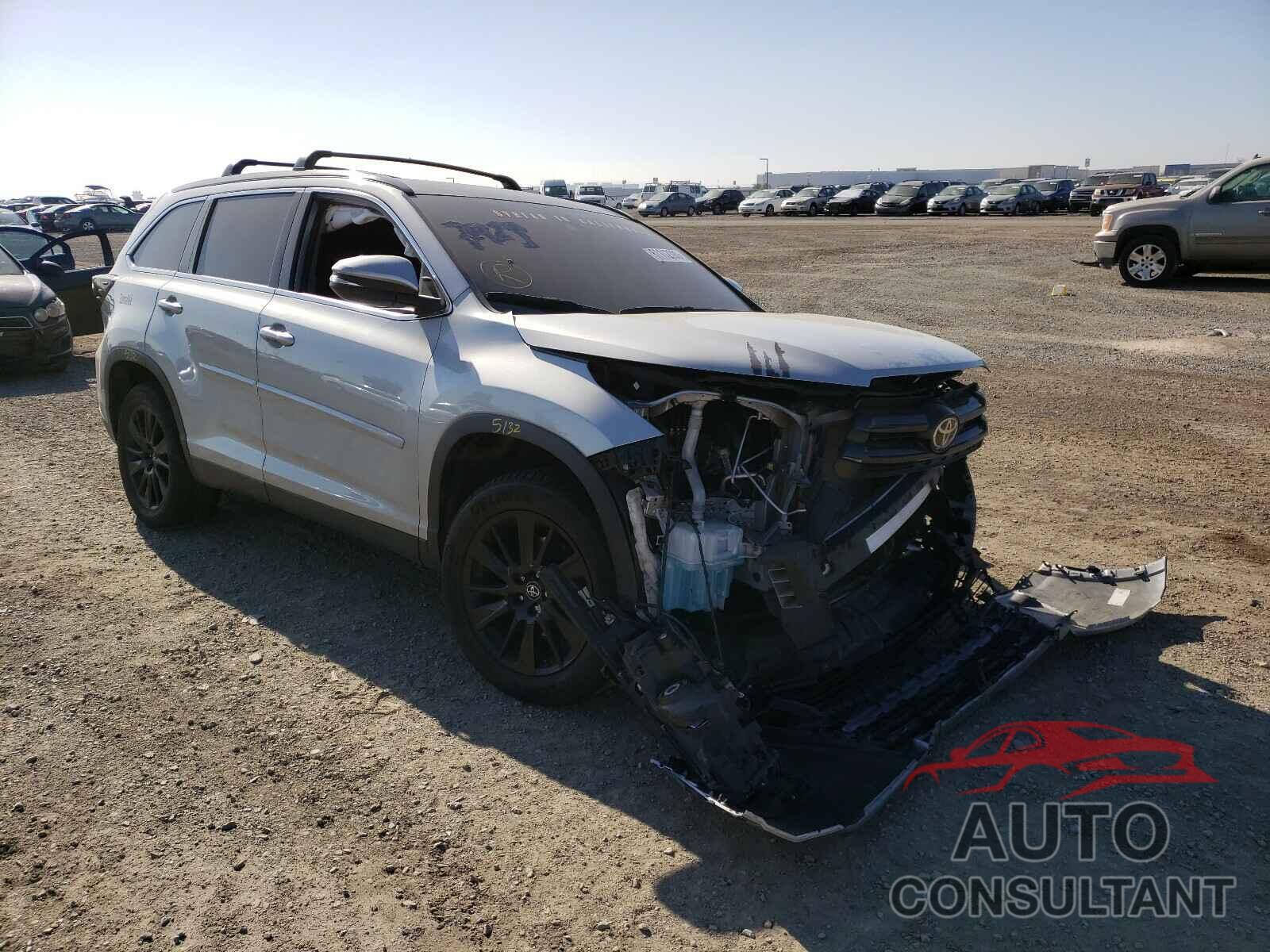 TOYOTA HIGHLANDER 2019 - 5TDKZRFH0KS337929