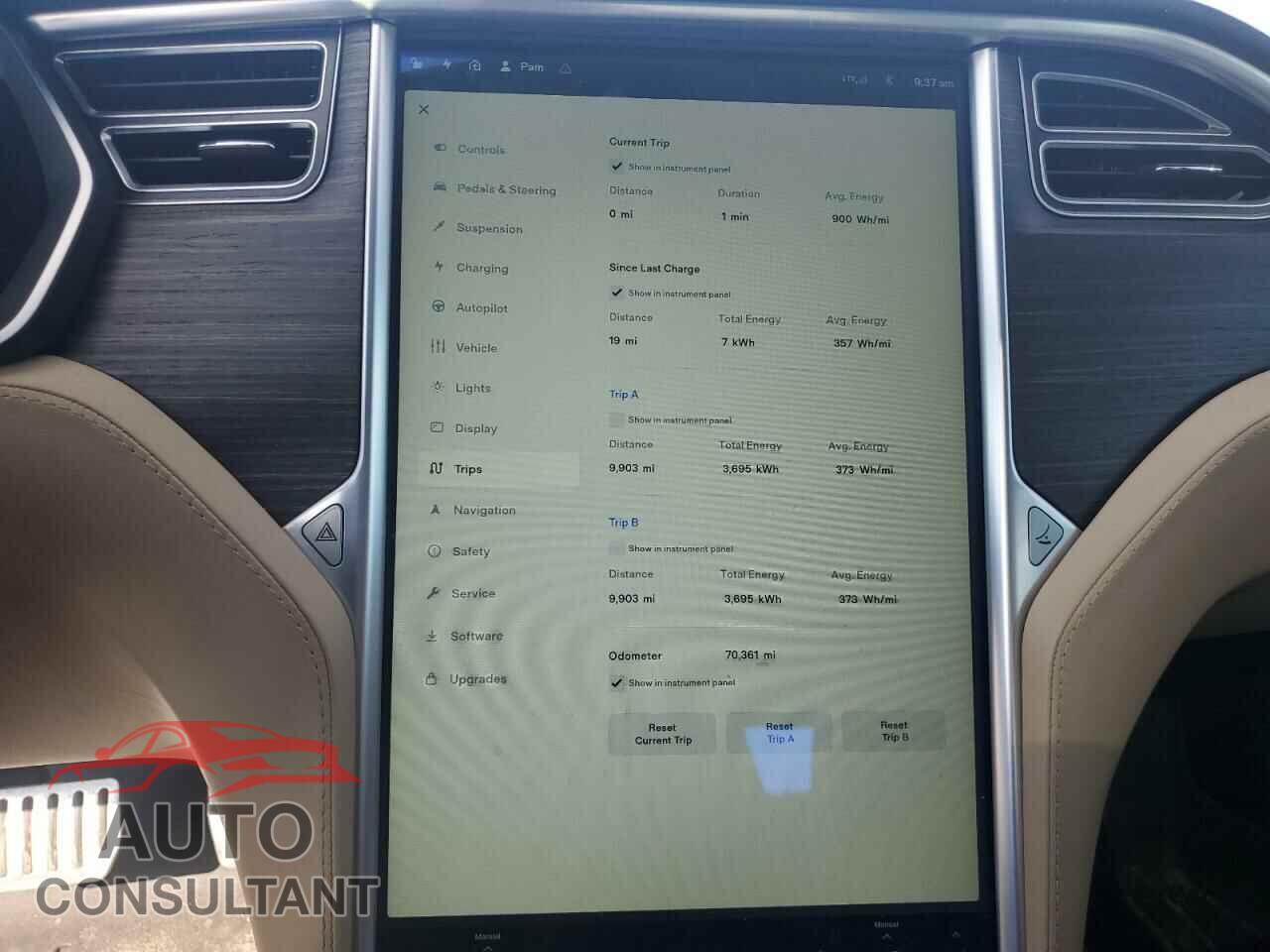 TESLA MODEL S 2015 - 5YJSA1H29FFP79815