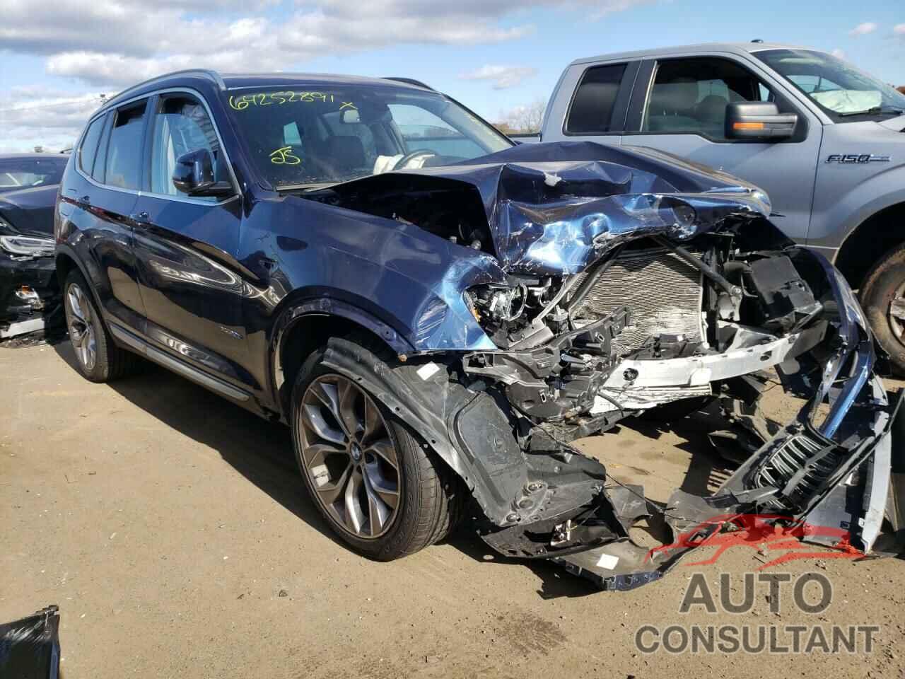 BMW X3 2017 - 5UXWX9C3XH0W73520