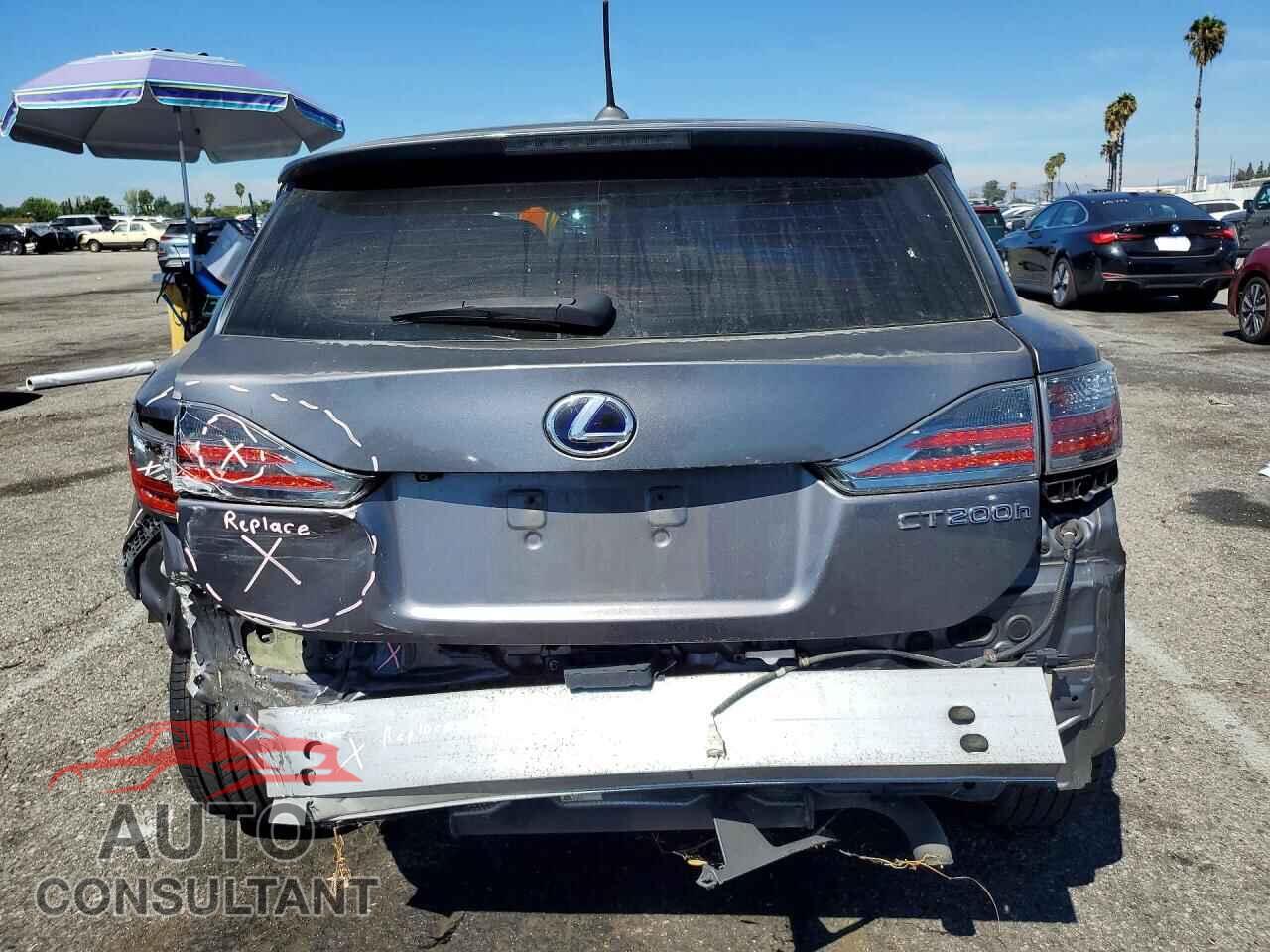 LEXUS CT 200 2012 - JTHKD5BH2C2081295