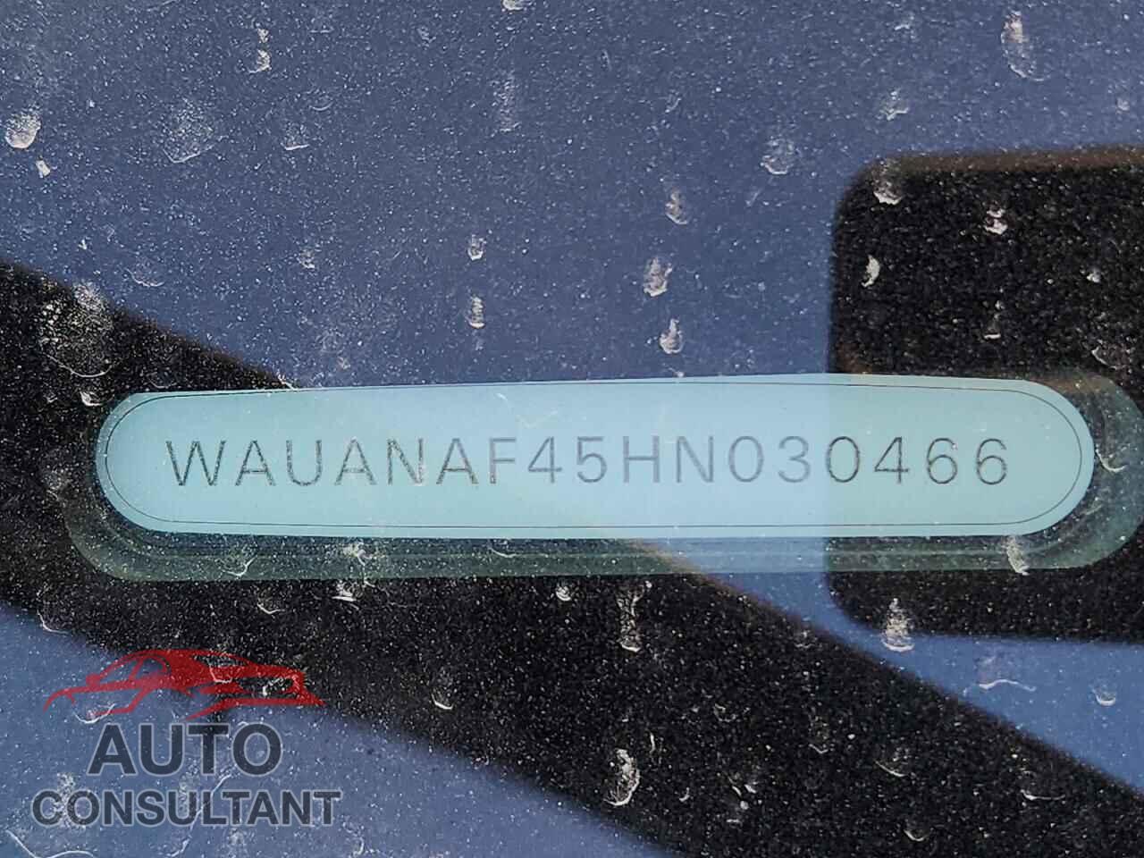 AUDI A4 2017 - WAUANAF45HN030466