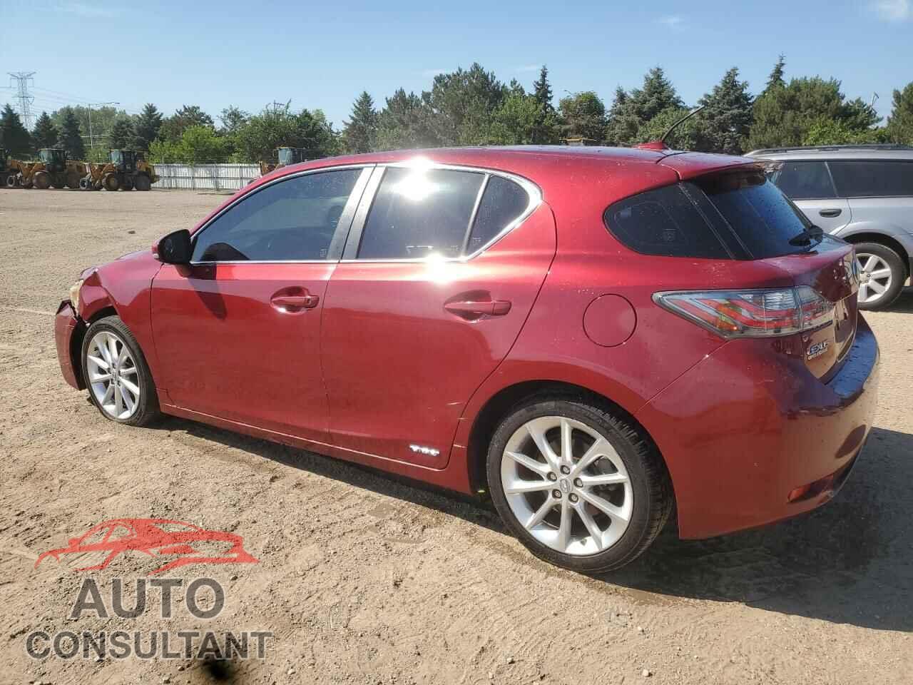 LEXUS CT 200 2012 - JTHKD5BH6C2089531