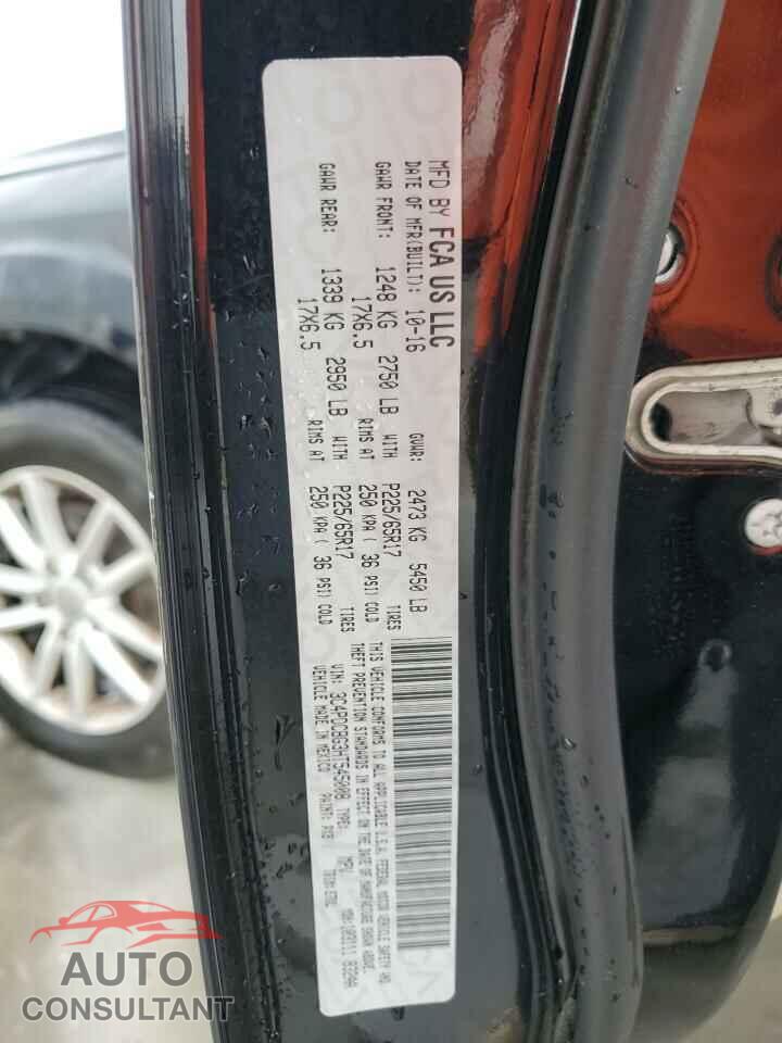 DODGE JOURNEY 2017 - 3C4PDCBG3HT545008