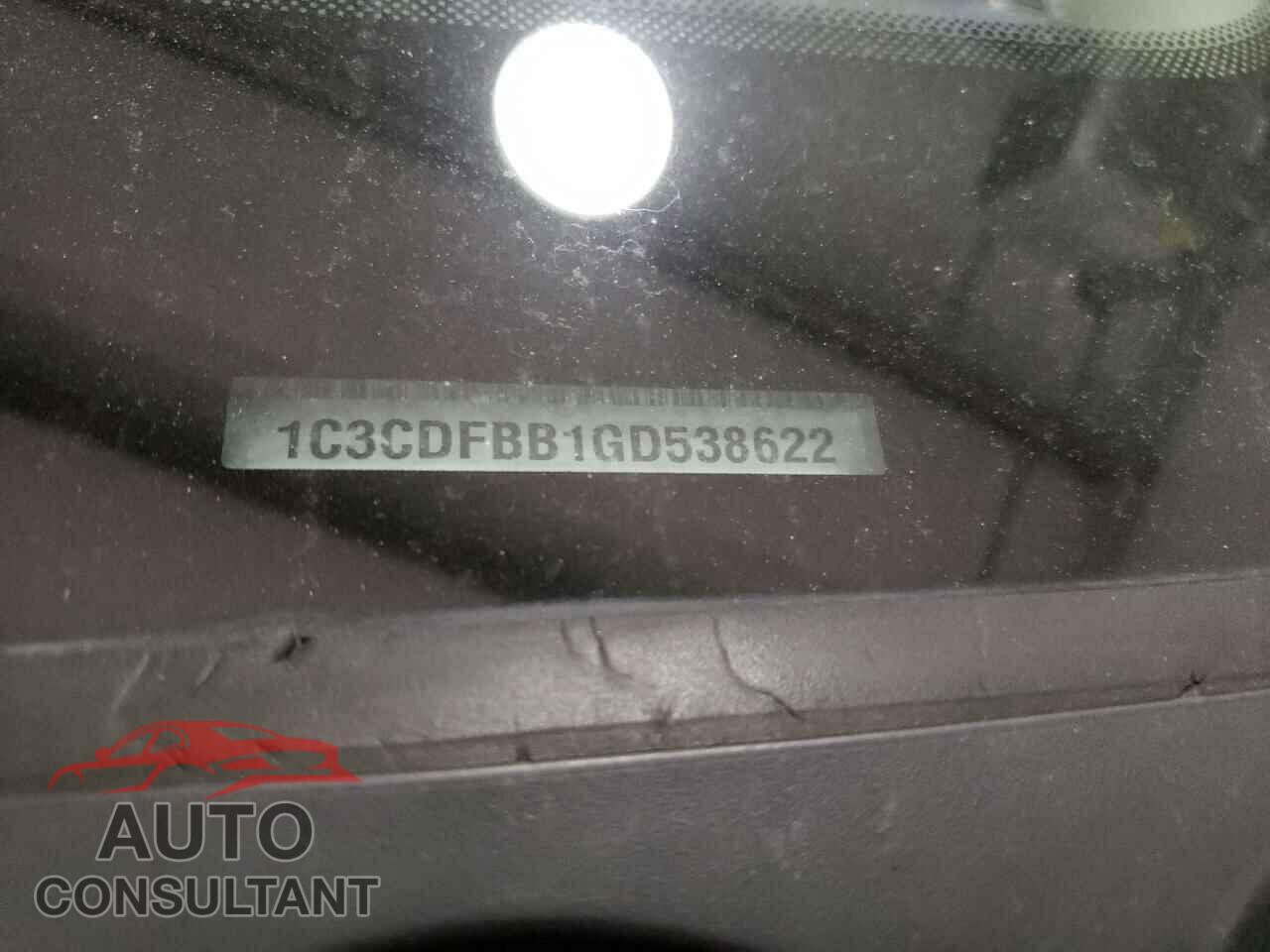 DODGE DART 2016 - 1C3CDFBB1GD538622