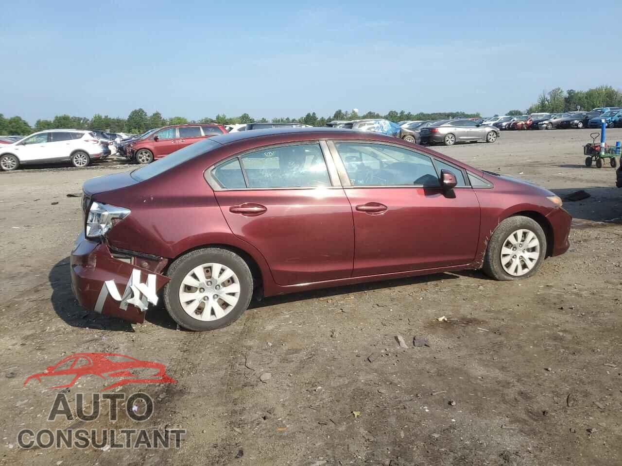 HONDA CIVIC 2012 - 19XFB2F54CE389630