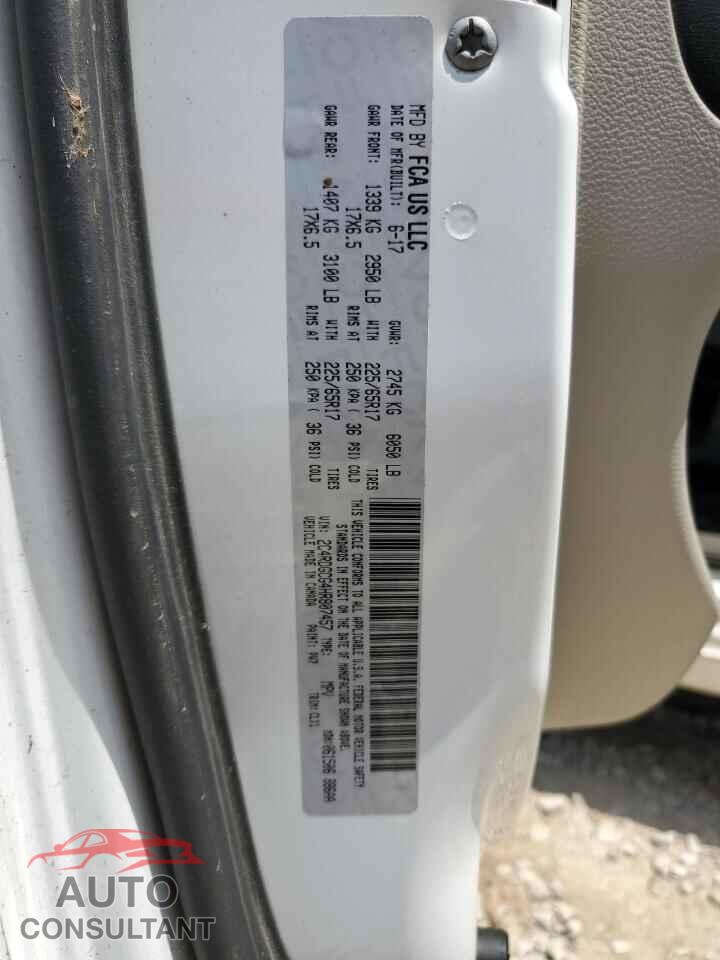 DODGE CARAVAN 2017 - 2C4RDGCG4HR807457