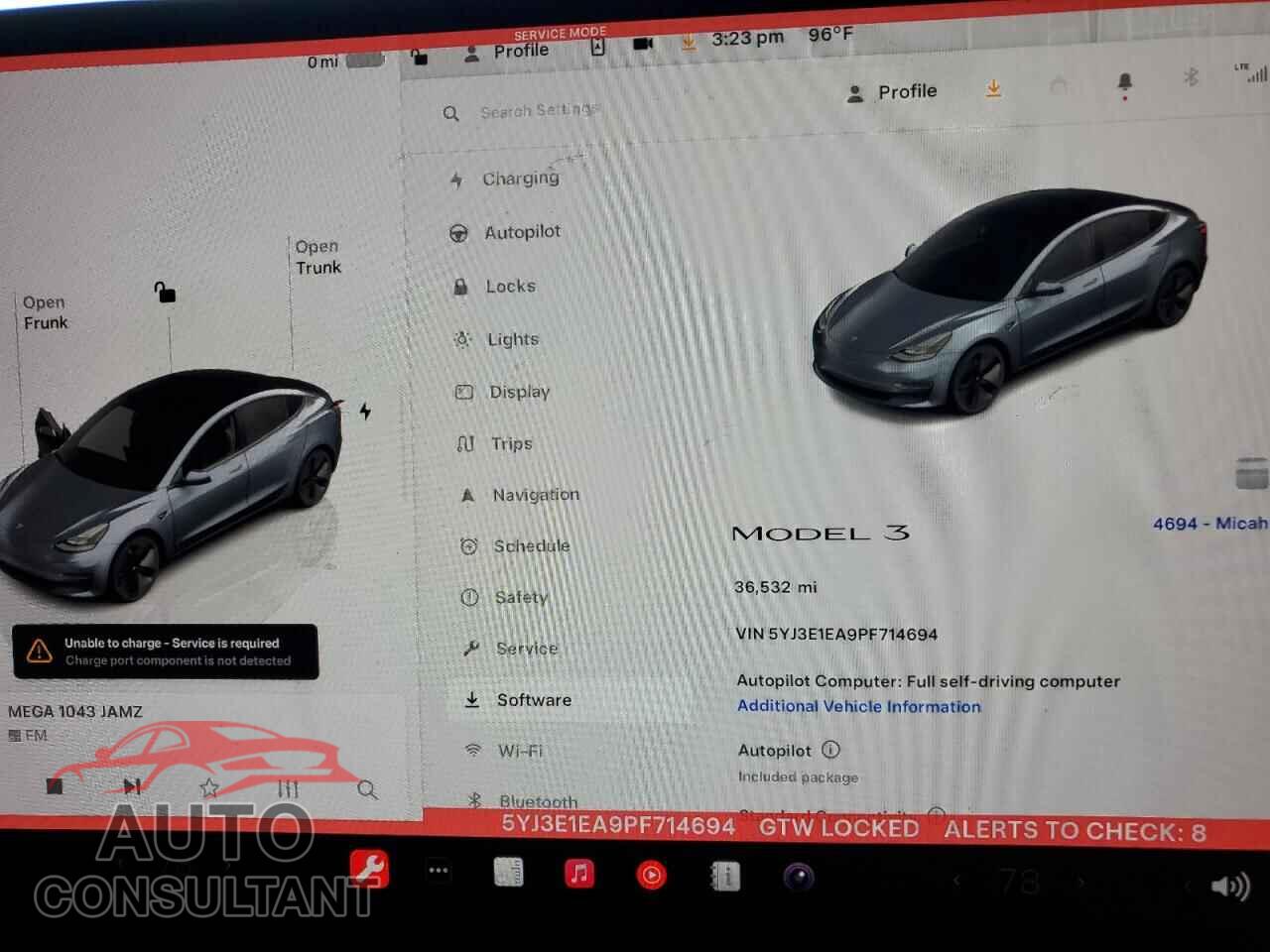 TESLA MODEL 3 2023 - 5YJ3E1EA9PF714694