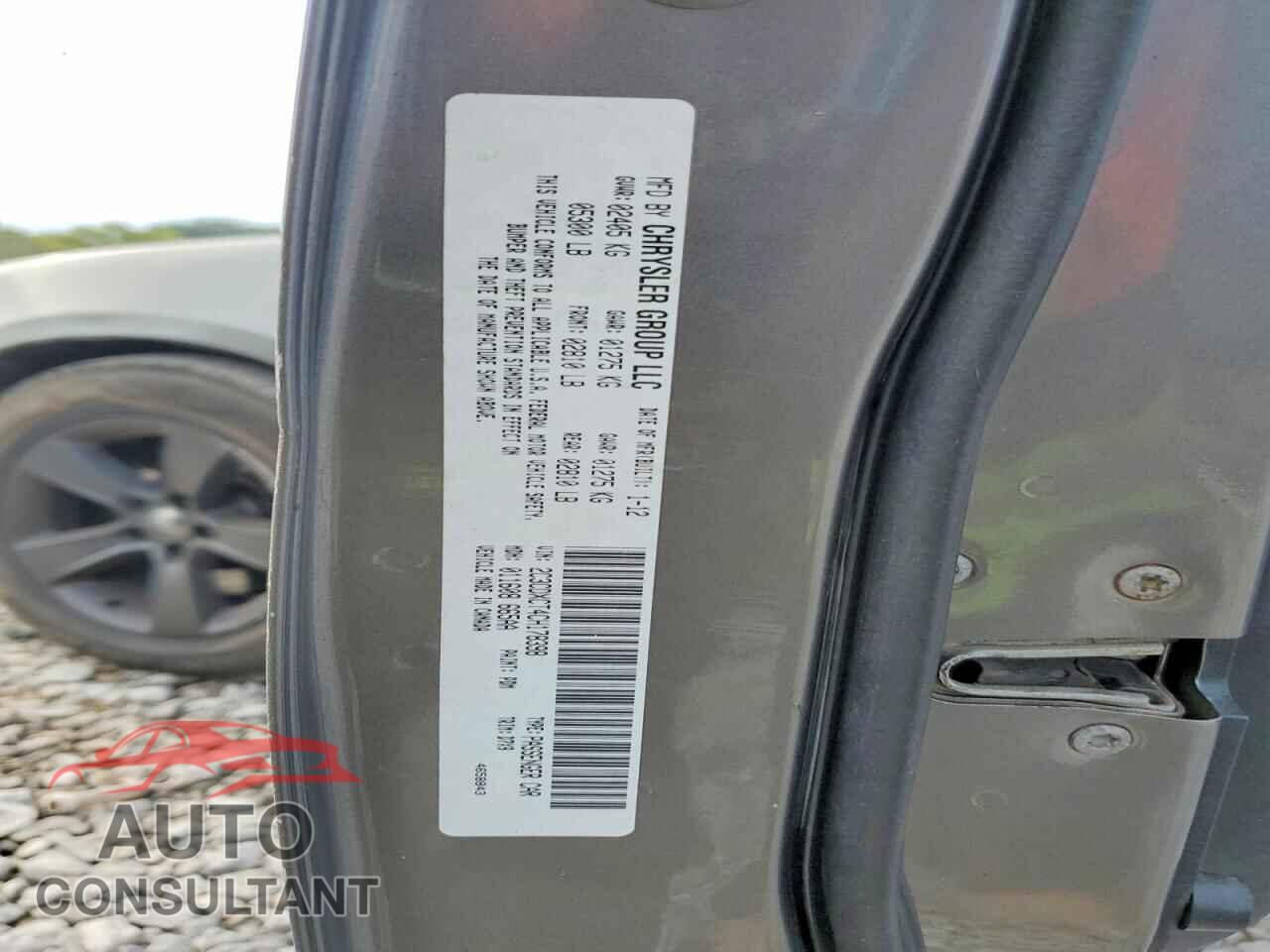 DODGE CHARGER 2012 - 2C3CDXCT4CH178398