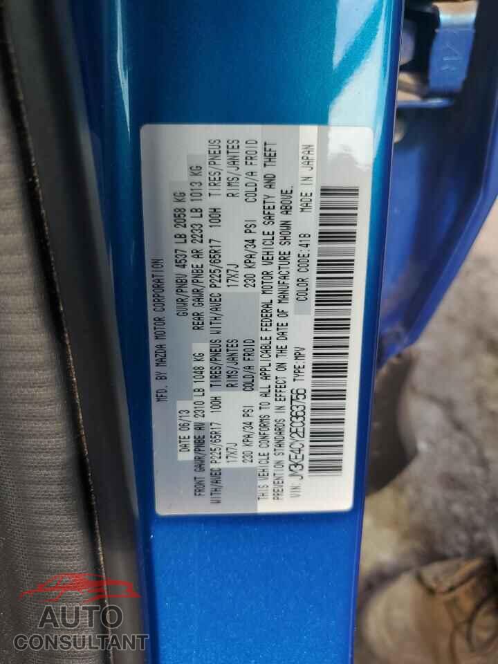 MAZDA CX-5 2014 - JM3KE4CY2E0363756