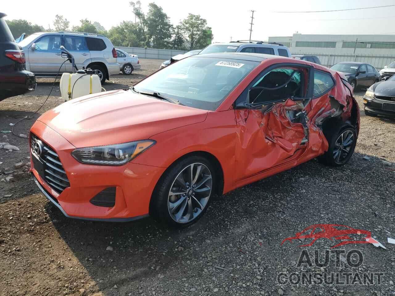 HYUNDAI VELOSTER 2019 - KMHTG6AF0KU015636