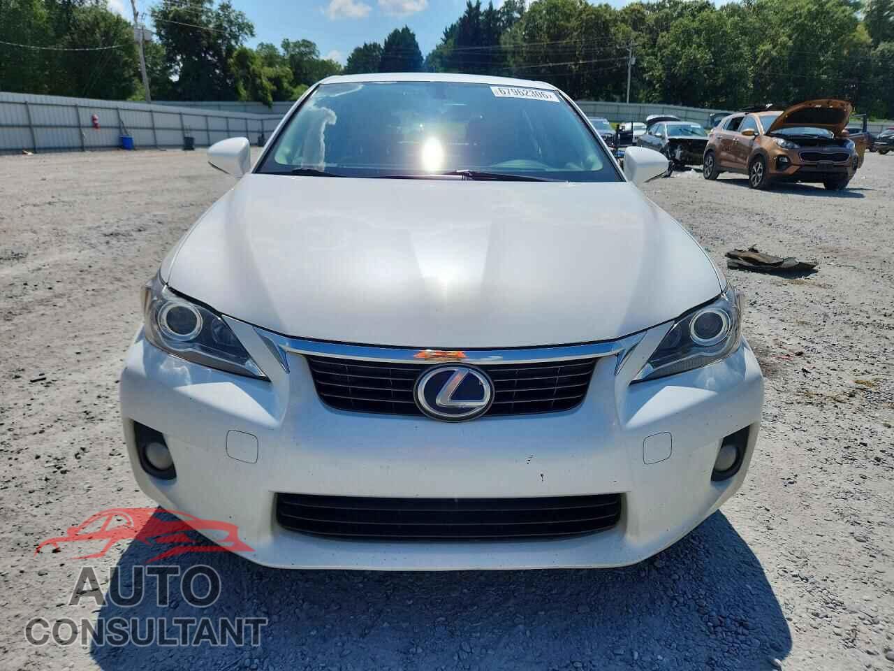 LEXUS CT 200 2012 - JTHKD5BHXC2093260