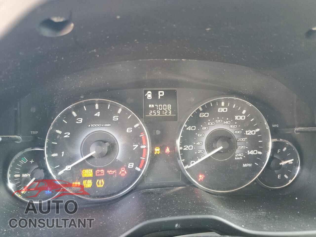 SUBARU OUTBACK 2010 - 4S4BRCCC3A3312489