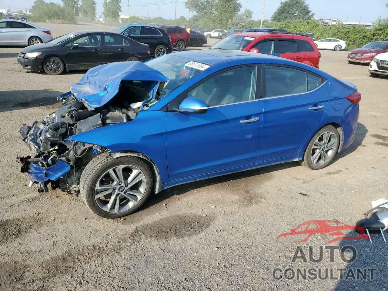 HYUNDAI ELANTRA 2017 - KMHD84LF8HU086272