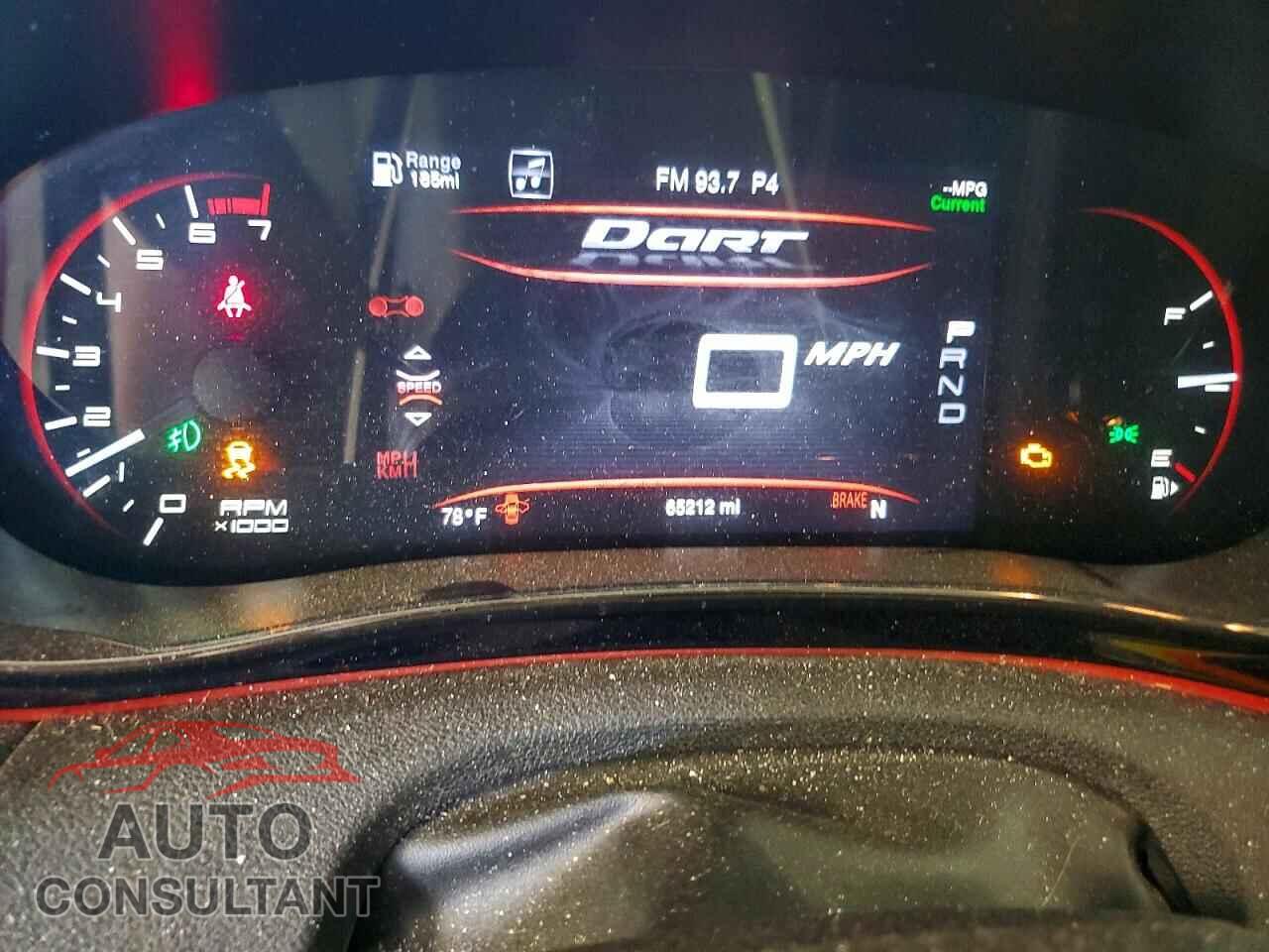 DODGE DART 2014 - 1C3CDFEB1ED921310