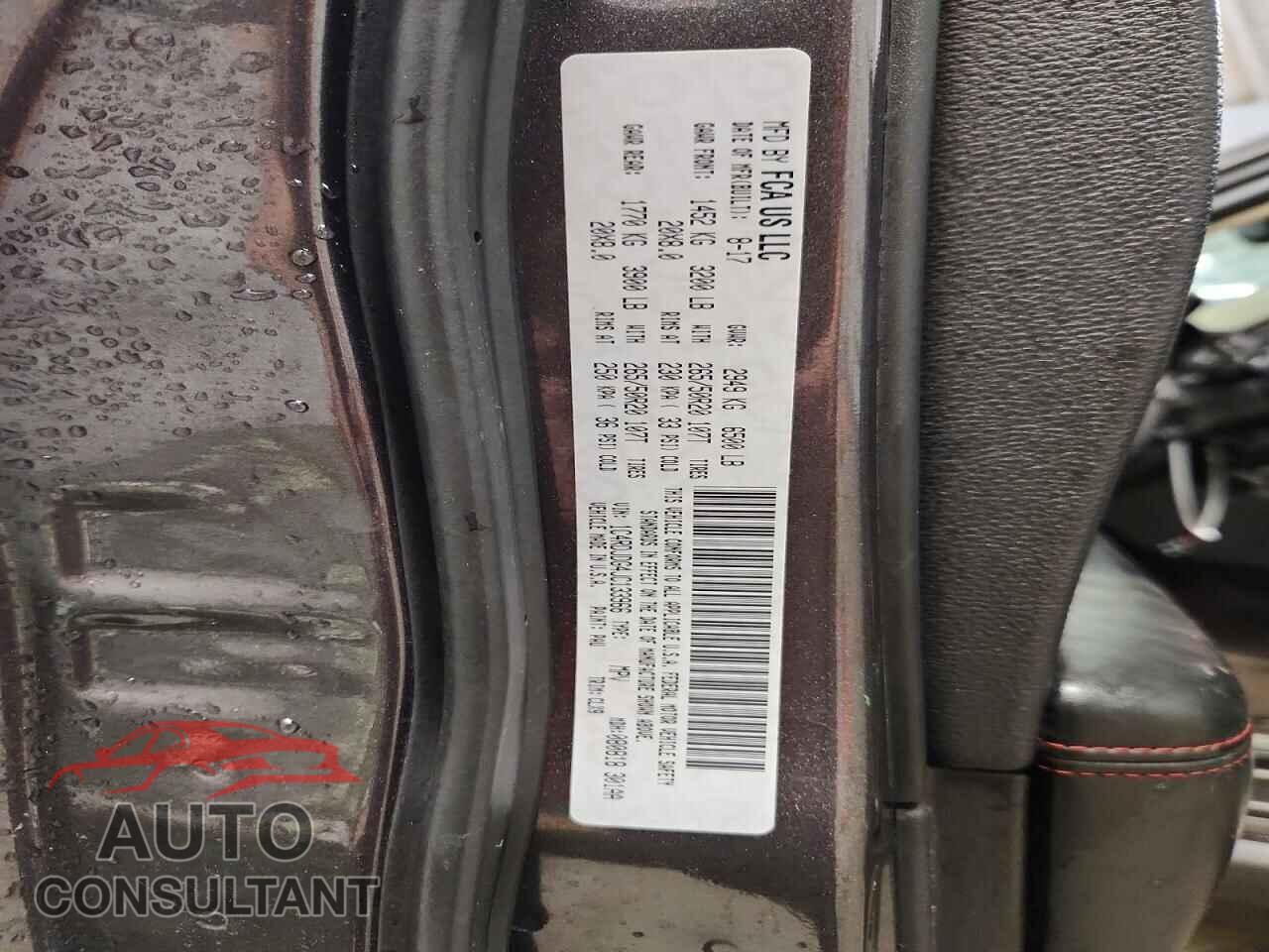 DODGE DURANGO 2018 - 1C4RDJDG4JC133966