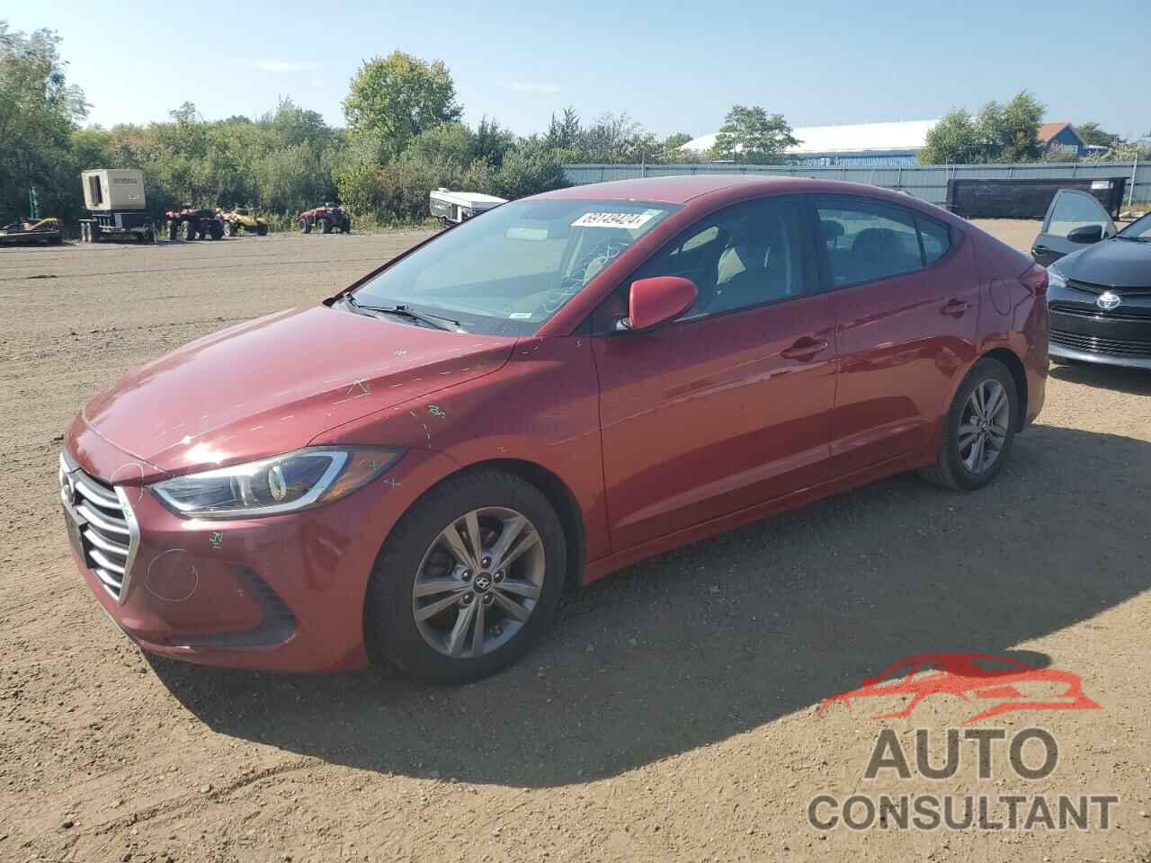 HYUNDAI ELANTRA 2018 - KMHD84LF1JU608200