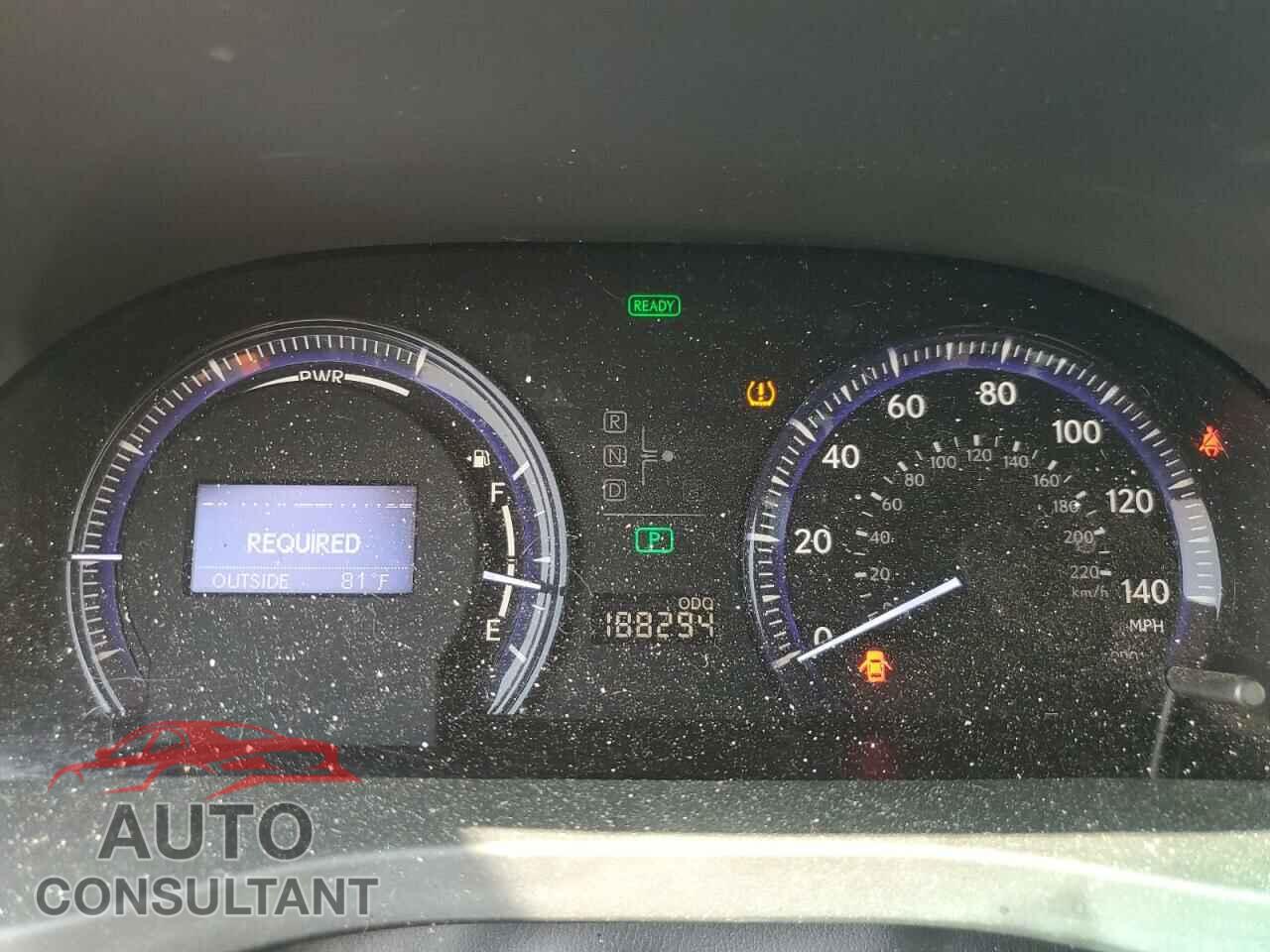 LEXUS HS 2010 - JTHBB1BA2A2021869