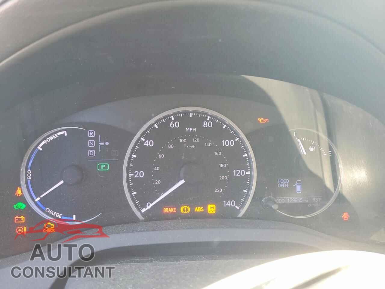 LEXUS CT 200 2012 - JTHKD5BH1C2121186