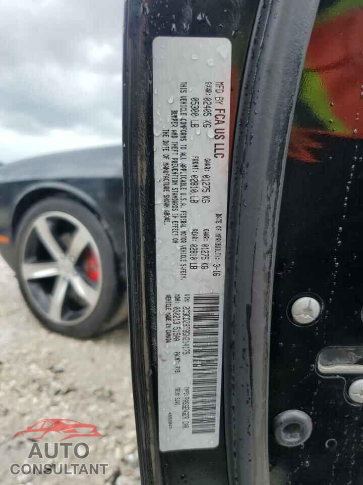 DODGE CHALLENGER 2016 - 2C3CDZBT8GH214175