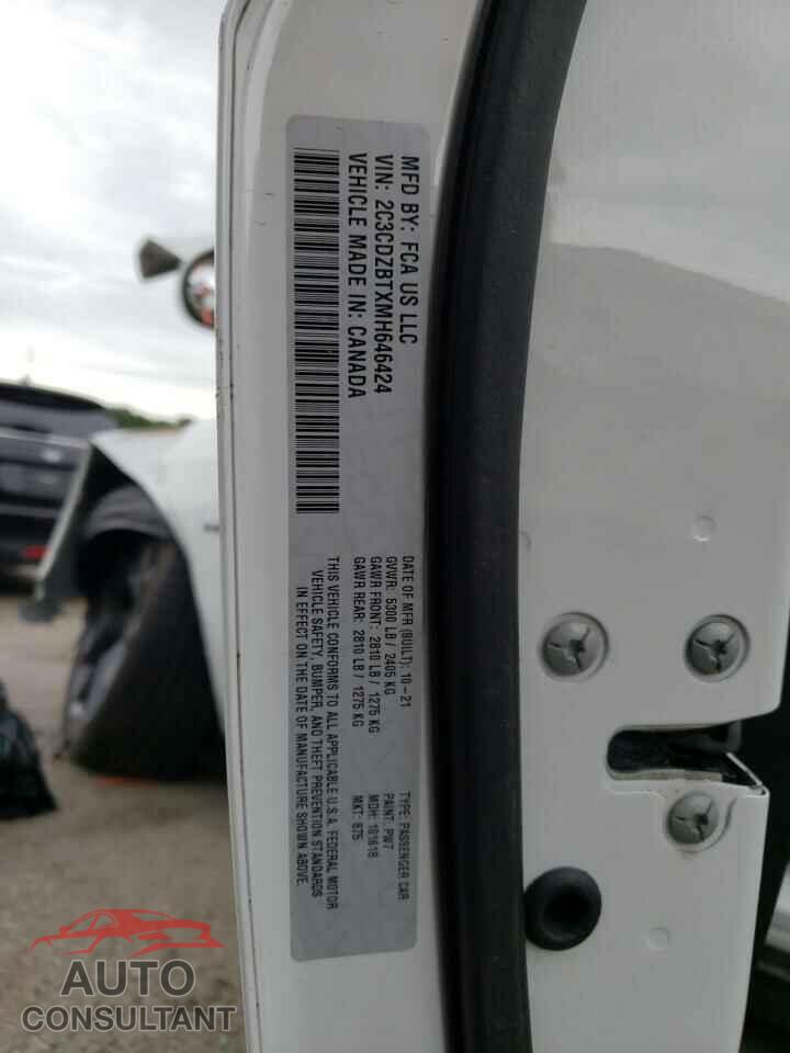 DODGE CHALLENGER 2021 - 2C3CDZBTXMH646424