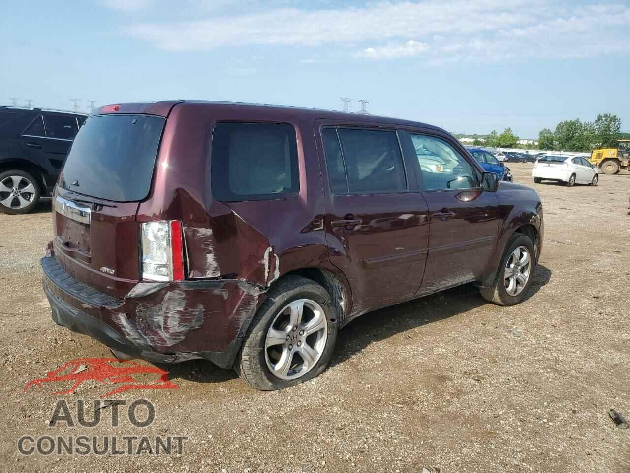 HONDA PILOT 2012 - 5FNYF4H51CB016576