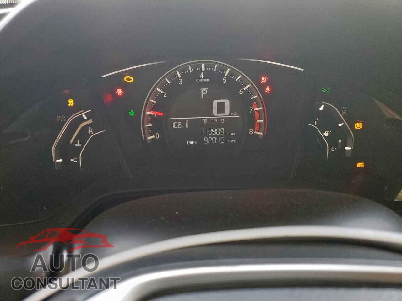 HONDA CIVIC 2016 - 19XFC2F52GE223545