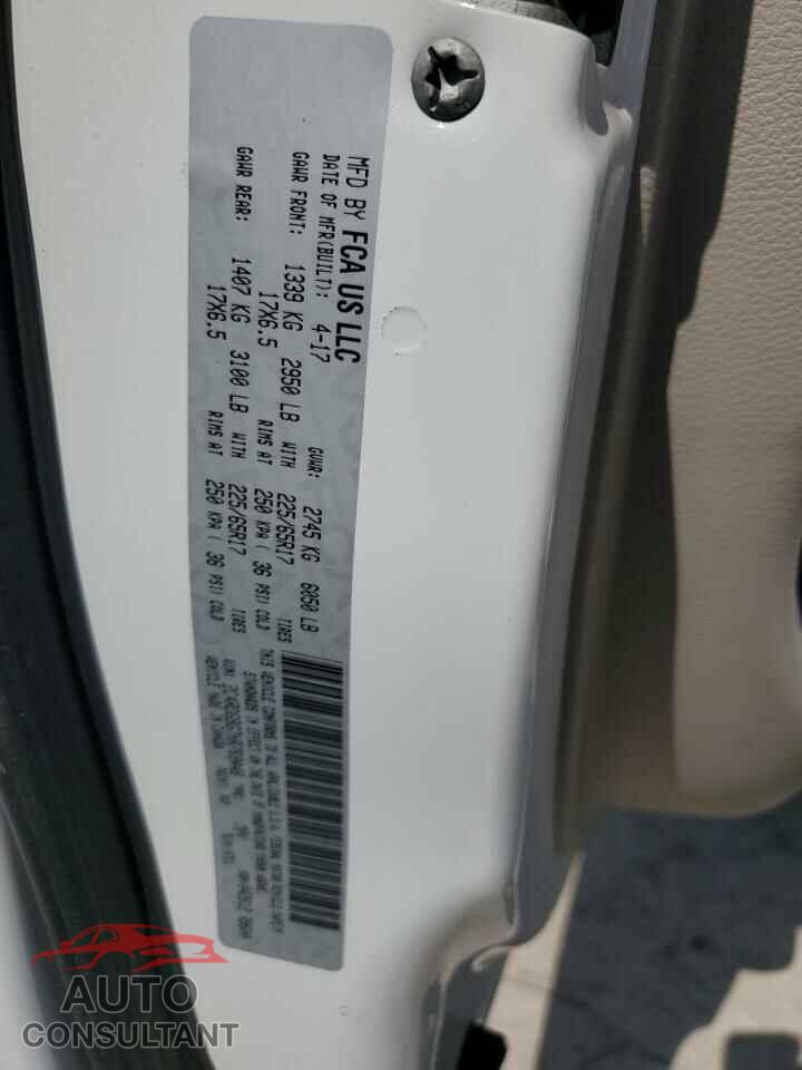 DODGE CARAVAN 2017 - 2C4RDGBG7HR769448