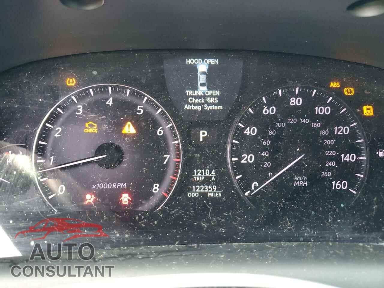 LEXUS LS460 2012 - JTHBL5EF5C5113149