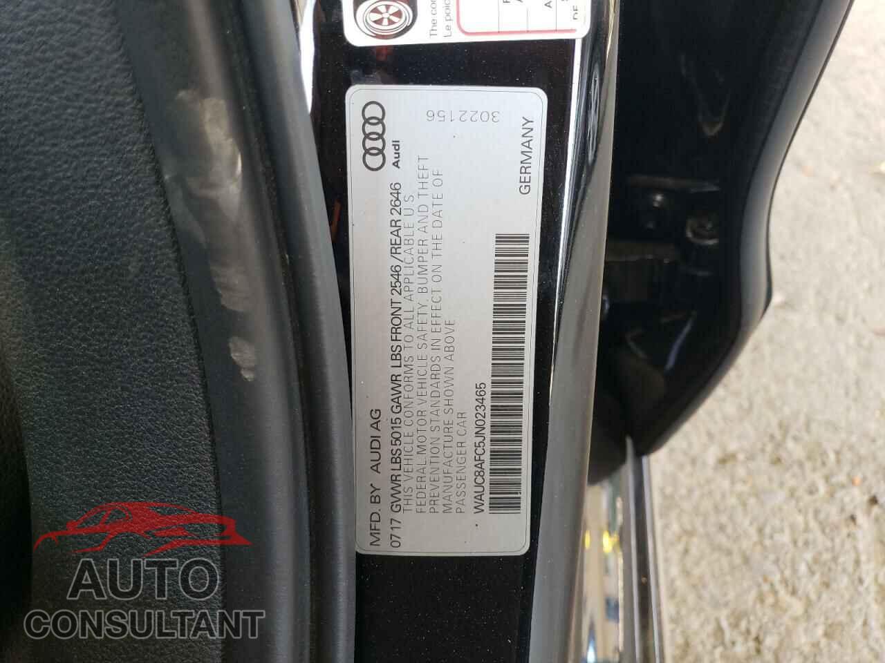 AUDI A6 2018 - WAUC8AFC5JN023465