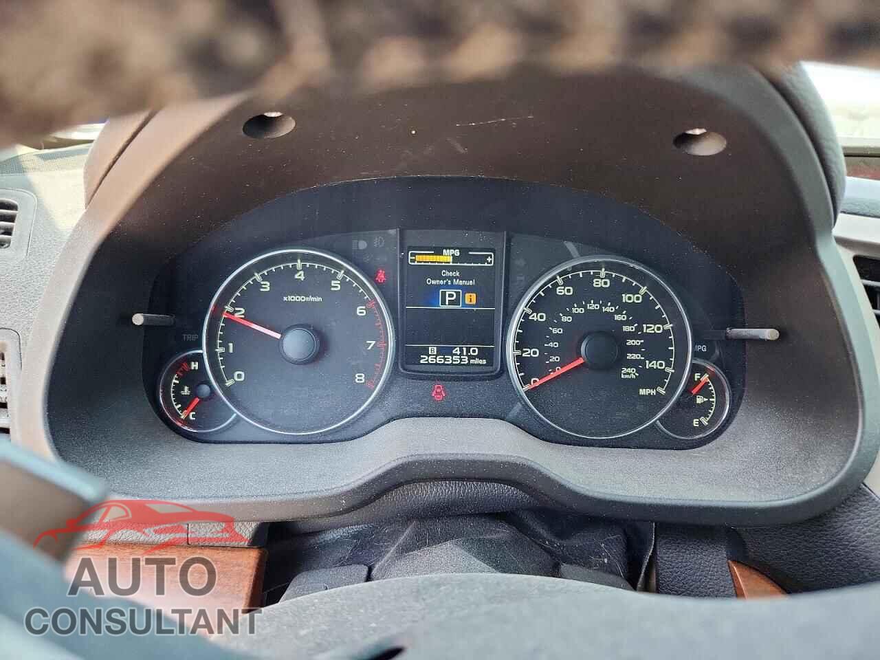 SUBARU OUTBACK 2013 - 4S4BRCKC6D3314002