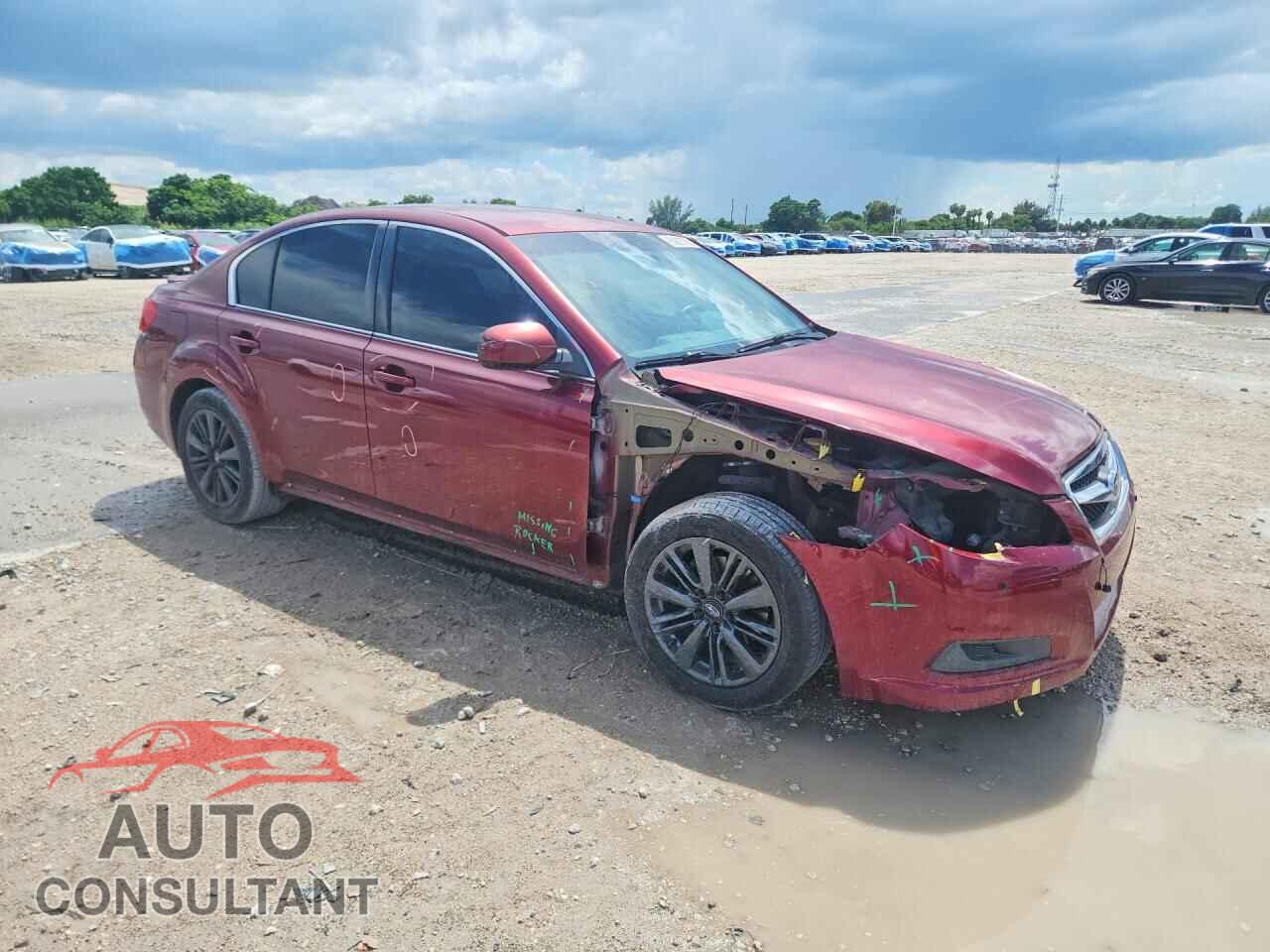 SUBARU LEGACY 2012 - 4S3BMCB61C3007042