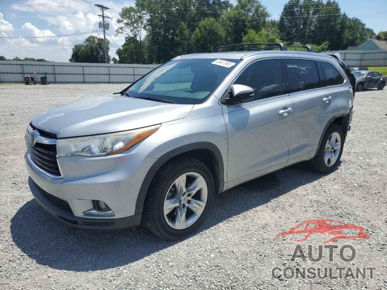 TOYOTA HIGHLANDER 2015 - 5TDYKRFH7FS088386