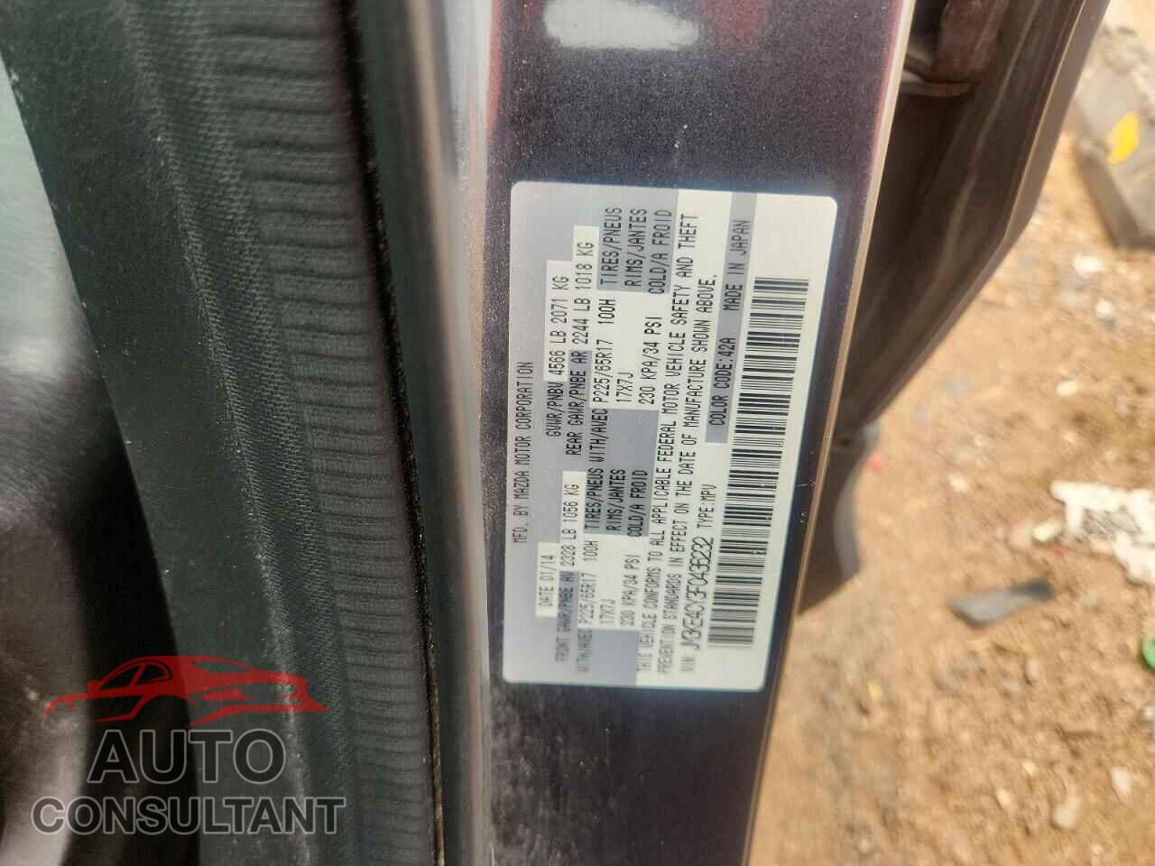 MAZDA CX-5 2015 - JM3KE4CY3F0436232