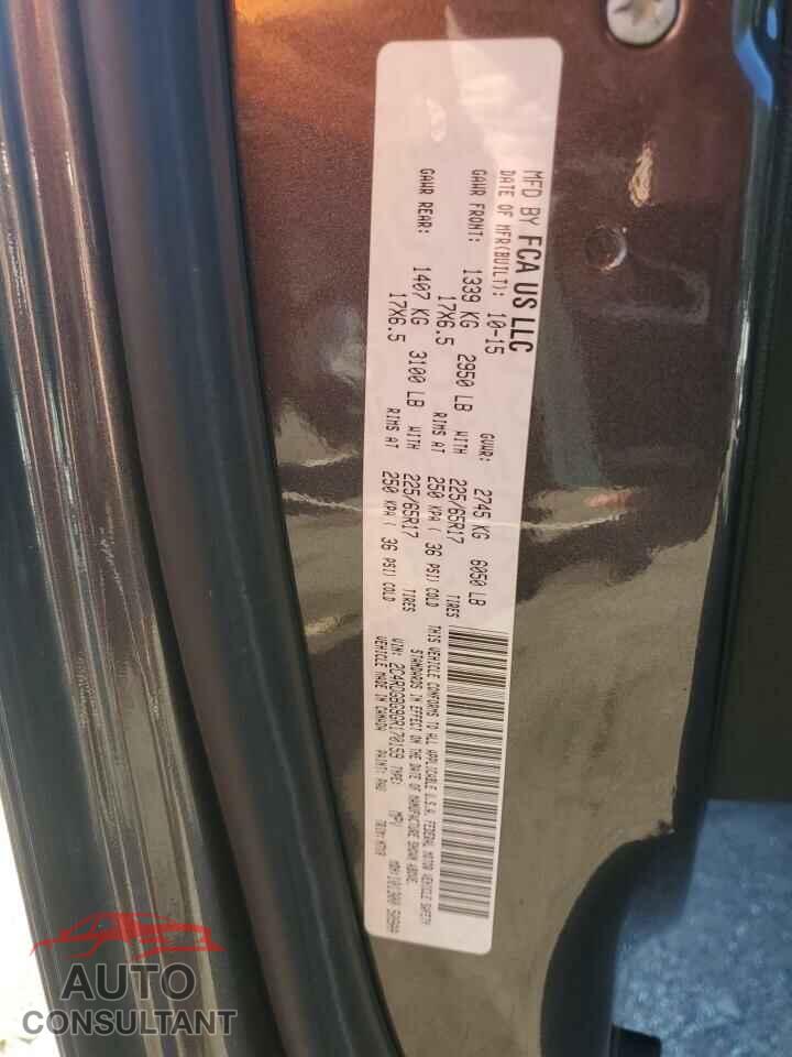 DODGE CARAVAN 2016 - 2C4RDGBG9GR170159