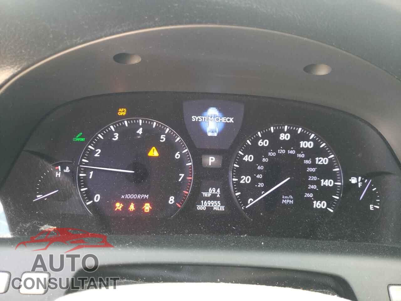LEXUS LS460 2012 - JTHBL5EF2C5111732