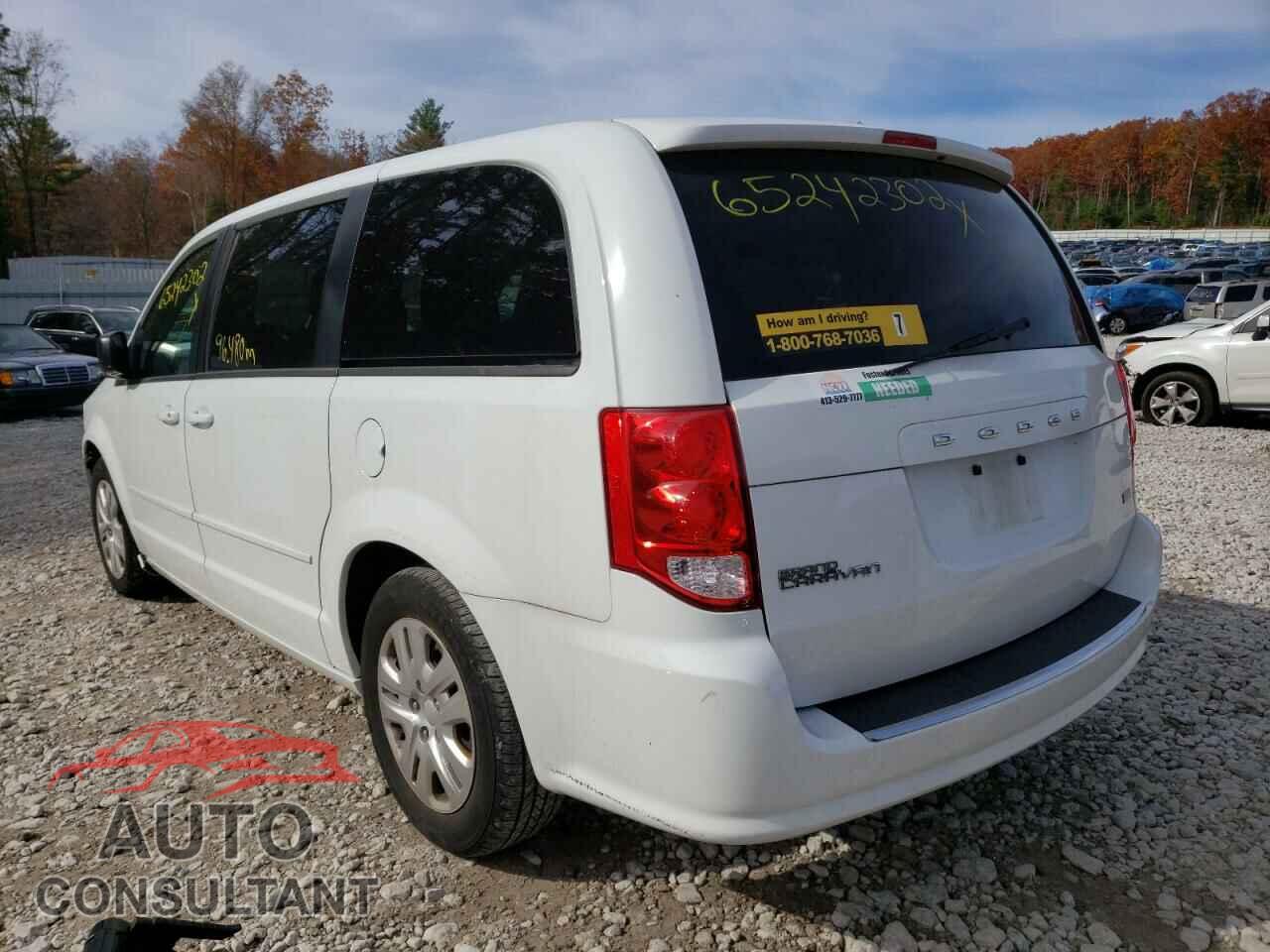 DODGE CARAVAN 2017 - 2C4RDGBG2HR831127