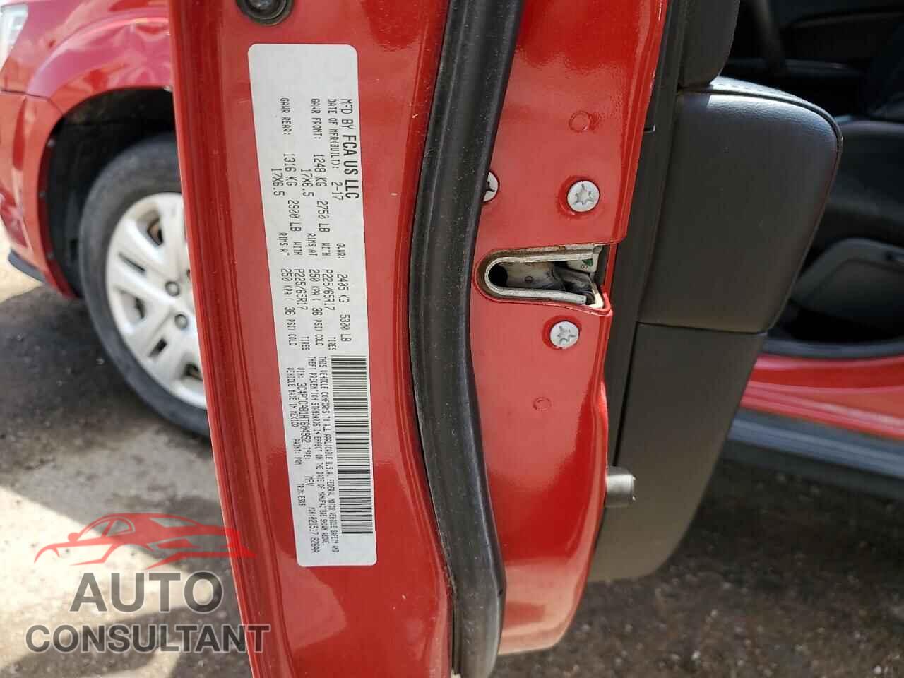 DODGE JOURNEY 2017 - 3C4PDCAB1HT604952