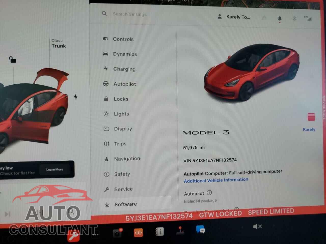 TESLA MODEL 3 2022 - 5YJ3E1EA7NF132574