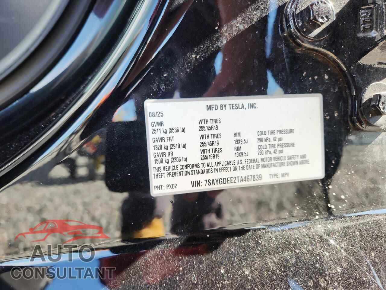 TESLA MODEL Y 2026 - 7SAYGDEE2TA467839