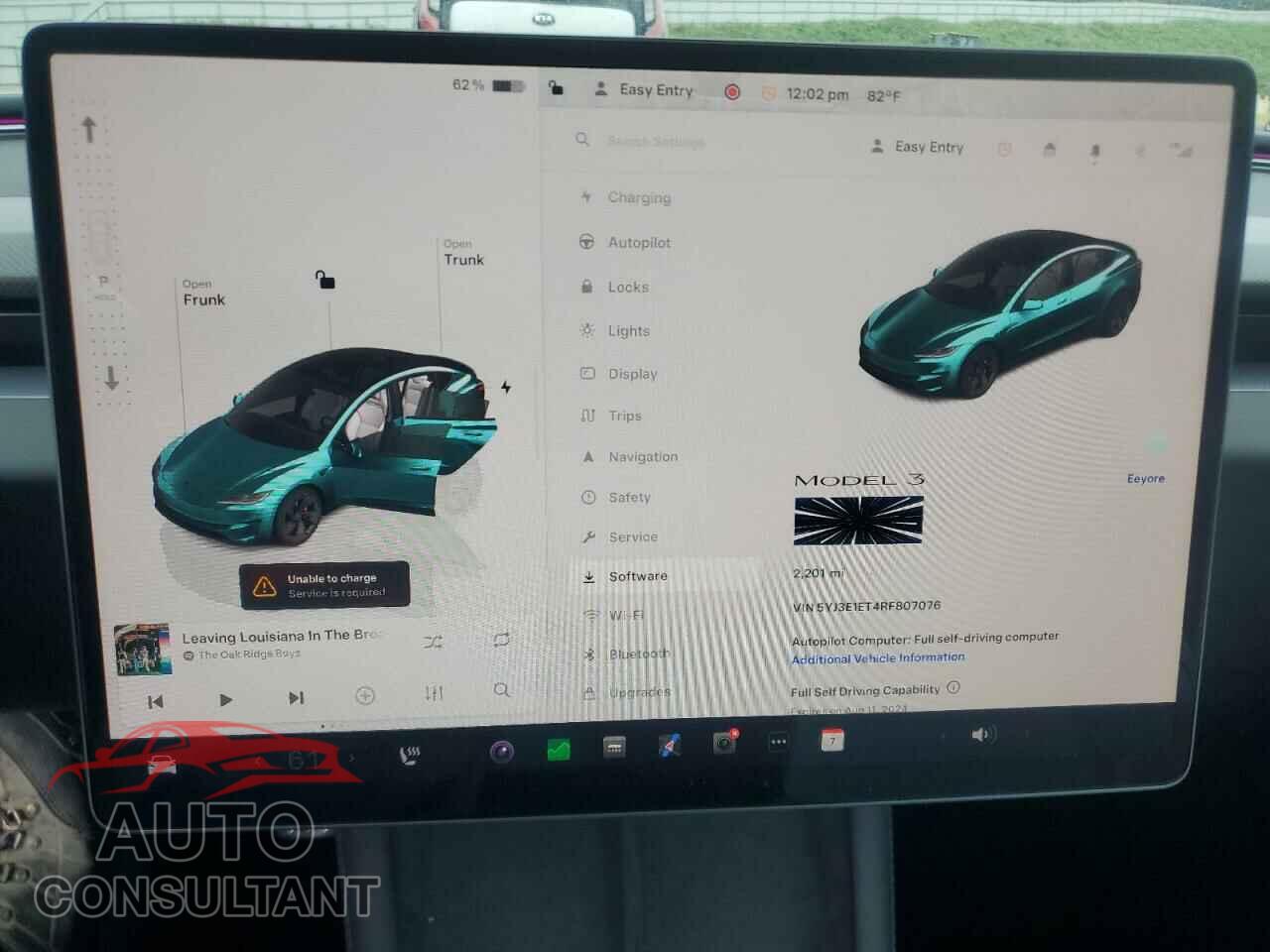 TESLA MODEL 3 2024 - 5YJ3E1ET4RF807076