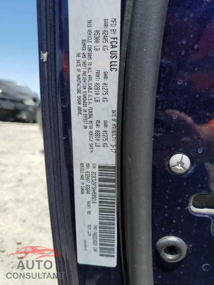 DODGE CHALLENGER 2017 - 2C3CDZBT5HH589216