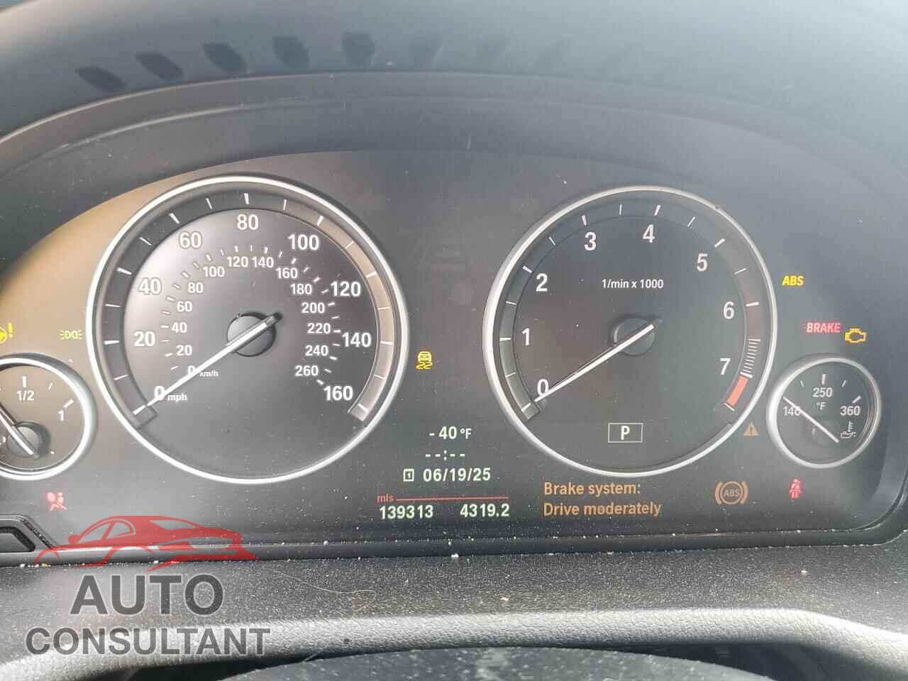 BMW X3 2013 - 5UXWX9C51D0D03636