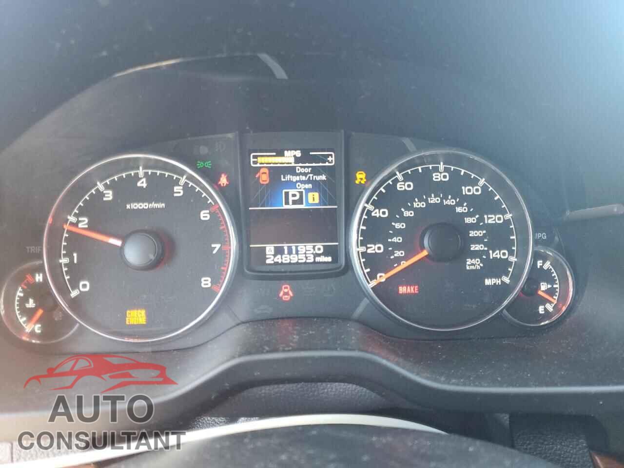 SUBARU OUTBACK 2014 - 4S4BRBLCXE3279118